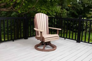 Adirondack Chair, Arm, Swivel, Dining Height