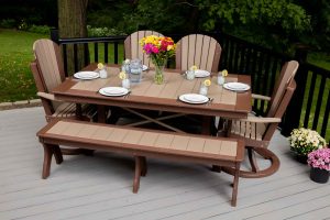 6-Piece Adirondack Rectangle Table Dining Set