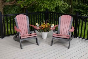 2-Piece Adirondack Folding Chair