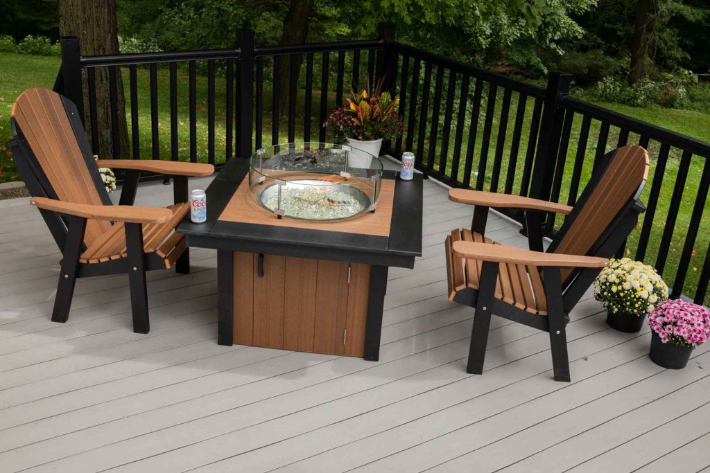 3-Piece Adirondack Fire Pit Set