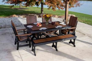 6-Piece Contemporary Rectangle Table Dining Set